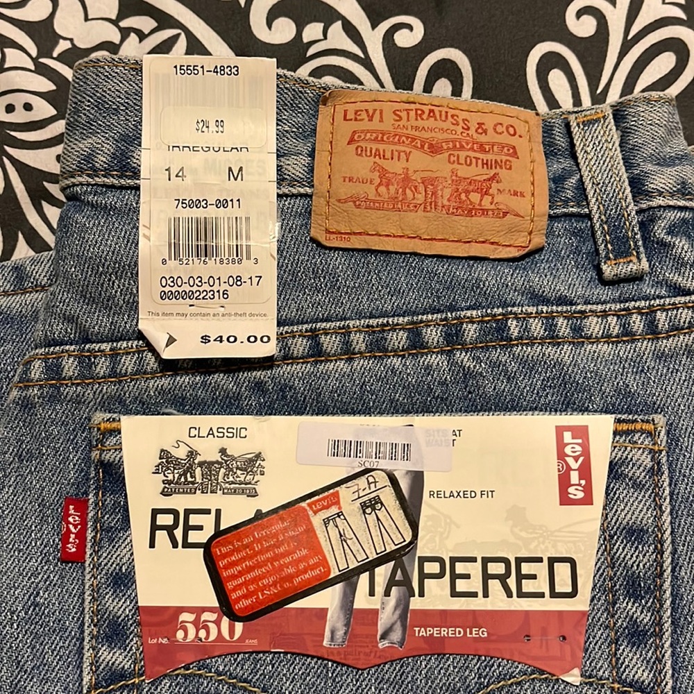 NWT size 14 Levi’s 550